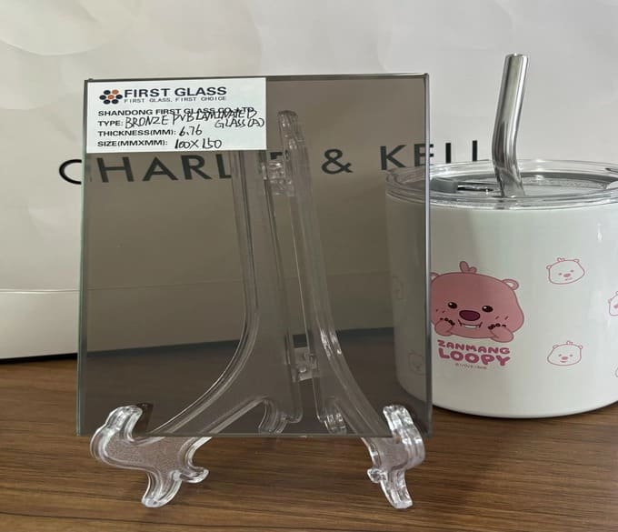 Vidrio laminado PVB de color
   