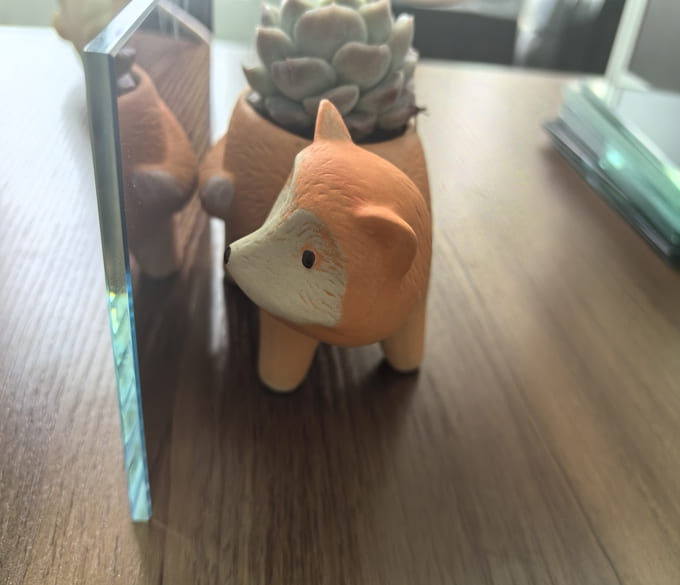 Espejo templado de doble cara
   